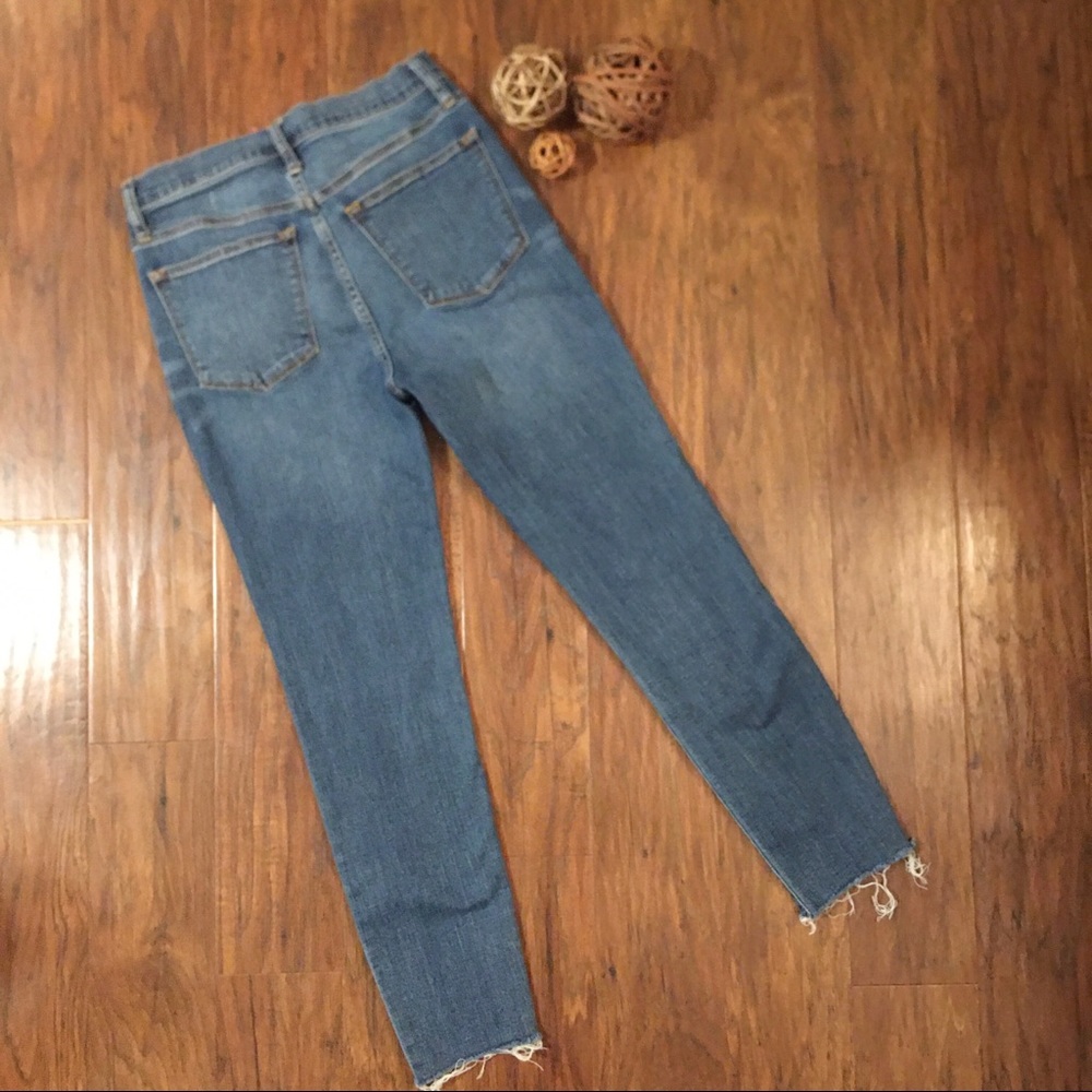 J. CREW Women’s 10” High Rise Skinny Jeans Size 27 Medium Wash - Picture 5 of 8